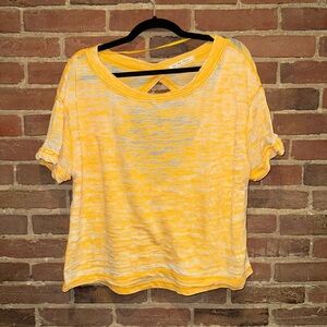 We The Free Yellow Short Sleeve Tee